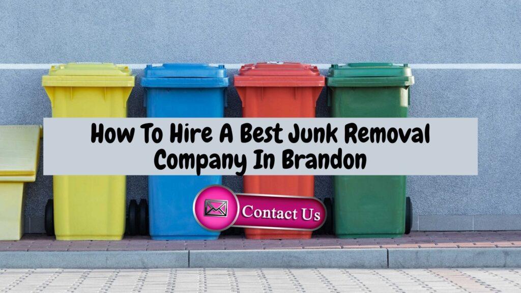 Junk removal