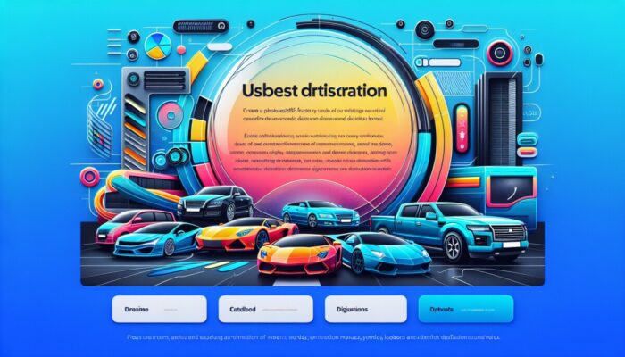 A sleek, intuitive car rental website interface with vibrant vehicle images and clear navigation.