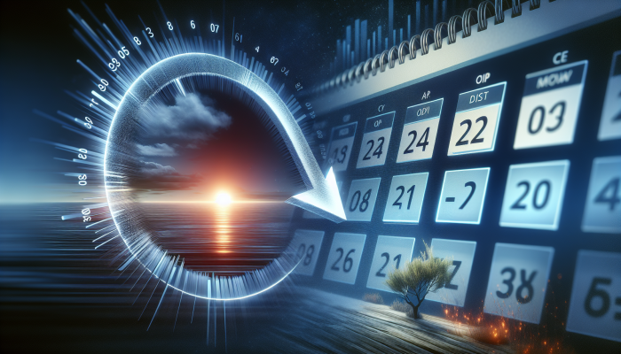 Understanding Debt Consolidation: Short-Term Effects on Credit Scores Explained | DCL A credit report displaying a temporary score dip, with a calendar and a graph indicating long-term financial improvement.