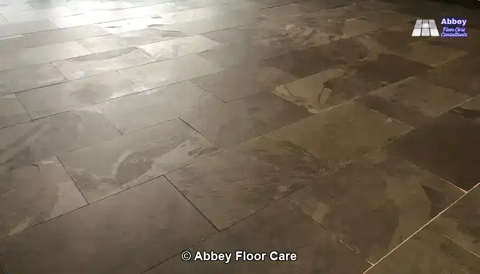 Signature Wet Look for Natural Slate Flooring