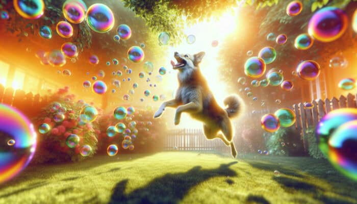 Bubble Chasing: A Joyful Adventure for Outdoor Pets